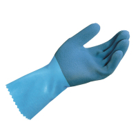 Mapa 301 Jersette Gr. 7 Handschuh Naturlatex, blau