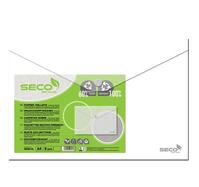 SSeco Wallet Popper Seal Heavy-duty Polypropylene Oxo-biodegradable A4 Clear Ref 30085-CL [Pack 5]