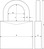 Artikeldetailsicht ABUS ABUS Vorhangschloss -Massiv Messing- gleichschliessend 85/50 doppelte Verriegelung Bügel gehärtet