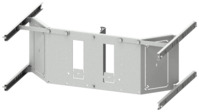 SIVACON S4 Montageplatte 3VL1 bis 3VL3, 4-polig Stecktechnik durch Fachtür, 8PQ6