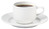 Kaffee-/Cappuccino-/Suppen-Untertasse Rondon; 15.8 cm (Ø); weiß; rund; 6 Stk/Pck