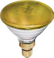 Par-38 FL gelb Halogén fényeffekt fényforrás 230 V E27 80 W Sárga Dimmelhető