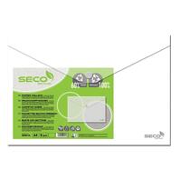 Stewart Superior 100% Oxo Biodegradable Popper Wallet Polypropylene A4 Clear (Pack 5)