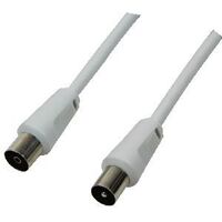 CA1061 coaxial cable 2.5 m Coaxial Plug Coaxial jack White