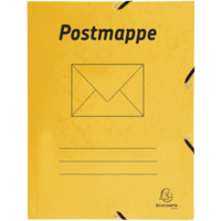 Postmappe A4 aus Karton - Gelb