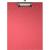 Klemmbrett A4 Hartpappe mit Kraftpapierbezug rot