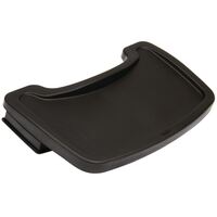Rubbermaid High Chair Tray in Black Maintain Consistently High Level of Hygiene