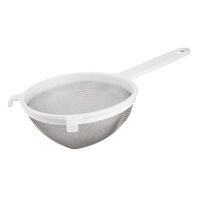 Nisbets Frame Sieve in White Stainless Steel with Two Hooks - 14 cm