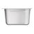 Vogue Gastronorm 2/3 Pan with Overhanging Rim 200mm - Stainless Steel - Reliable