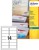 Etichette bianche per indirizzi per stampanti Inkjet - 99,1x38,1 - 25 ff