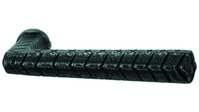 Türdrückerlochteil HAGER, 18mm Eisen geschmiedet 120/8mm
