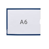 Lot de 5 PRODOC A6 bleu marine adhésif