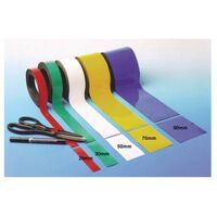 Magnetic easy wipe racking label tape - Green - 15mm x 10m