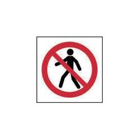 No thoroughfare symbol sign