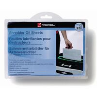 Rexel oil sheets for shredder maintenance