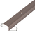 Treppenkanten-Schutzprofil,Alu bronze elox.,LxBxHxS 1000x25x20x1,5mm
