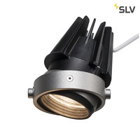 LED Modul AIXLIGHT® PRO 50, Ø 7.9cm x H 9.2cm, 350mA, dimmbar, 13.3W 3000K 1150lm 50°, Grau / Schwarz