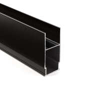 Profil COMBO BETON Trafoprofil, 2m, Aluminium, schwarz