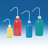 Coloured wash-bottles narrow-neck LDPE