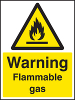 SPARTEX 24421K FLAMMABLE GAS (400X300MM) 2: SELF ADHESIVE VINYL