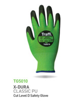 TRAFFISAFE TG5010/9 PU GLOVES GREEN 4X43D SZ9