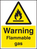 SPARTEX 24421K FLAMMABLE GAS (400X300MM) 2: SELF ADHESIVE VINYL