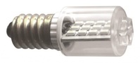 SUH LED-Spezial-Lampe 230V 40mA 37564 18,5x50mm E14 12SMD-LEDs BG Abstr.