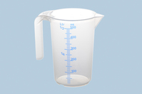 Measuring jug 0.5 L, PP, 2 scales