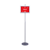 Info Stand / Extendable Poster Stand "Como" | A4 (210 x 297 mm) landscape
