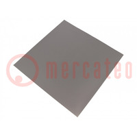 Shielding mat; 240x240x0.05mm; Permeability: 60; self-adhesive