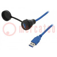 Adapter cable; USB 3.0,with protective cover; 1310; IP67; 0.5m