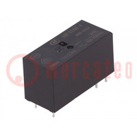 Relè: elettromagnetico; SPST-NO; Ubobina: 5VDC; Icontattomax: 16A