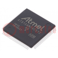IC: microcontroller ARM7TDMI; LQFP100; 3÷3,6VDC; AT91
