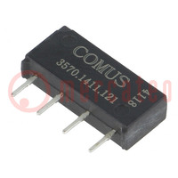 Relais: reedcontact; SPST-NO; Uspoel: 12VDC; 500mA; max.200VDC; 10W