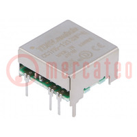 Convertidor: DC/DC; 1,5W; Uentr: 12V; Usal: 12VDC; Isal: 125mA; DIP7