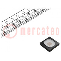 LED; sárga; 120°; 350mA; λd: 586÷595nm; 39÷82lm; 3,85x3,85mm; SMD