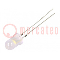 LED; 5mm; kaltweiß; 10000÷12000mcd; 30°; Front: gewölbt; 2,7÷3,4V