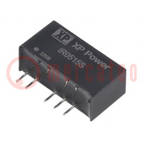 Converter: DC/DC; 3W; Uin: 5V; Uout: 15VDC; Uout2: -15VDC; Iout: 100mA