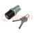 Switch: rotary with key; 22mm; Stabl.pos: 2; black; none; IP67