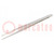Tweezers; 160mm; Blades: elongated; Blade tip shape: rounded
