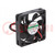 Ventilateur: DC; axial; 12VDC; 50x50x10mm; 18,59m3/h; 25,6dBA; Vapo