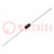 Diode: rectifying; THT; 400V; 1A; Ifsm: 30A; DO41; Ufmax: 1V; 50ns