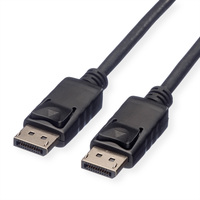 ROLINE DisplayPort Cable, DP-DP, LSOH, M/M, black, 1 m