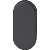 Produktbild zu FSB Blindrosette 17 1757 oval, Aluminium schwarz matt