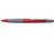 Kugelschreiber Loox, Druckmechanik, M, rot, Farbe des Schaftes: rot-metallic