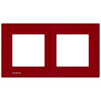 SIEMENS DELTA VIVA PLAQUE DOUBLE ROUGE SIE007894