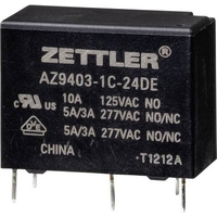 ZETTLER ELECTRONICS AZ9403-1C-24DE RELAIS DE PUISSANCE 24 V/DC 5 A 1 PC(S) 2349918