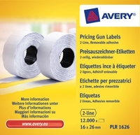 AVERY FASTENER WR1626 1200 ÉTIQUETTES 26 X 16 MM AVERY ZWECKFORM PLR1626