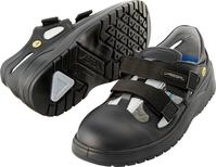 Sicherheits-Sandale 31036,ESD, S1 SRA, Größe 44, schwarz