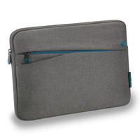 PEDEA Tablet Tasche 10,1-11 Zoll (25,6-27,96 cm) FASHION Schutz Hülle mit Zubehörfach, grau